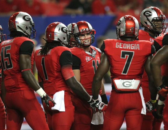 university of georgia football uniforms