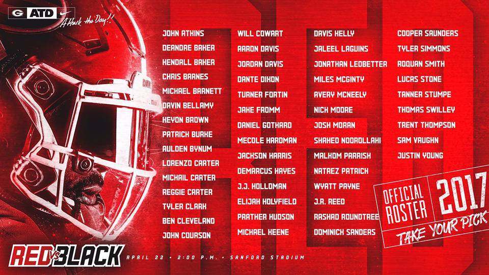 Uga Football Depth Chart 2018